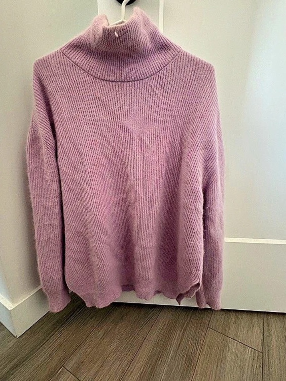 Nanushka Turtleneck Sweater in cool-toned pink